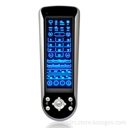 8 in 1 Universal Touch Screen Remote Control with blue backlight and PC function